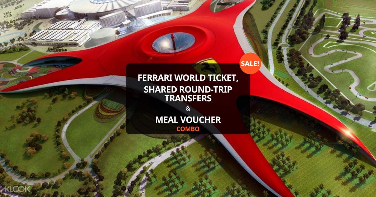 Ferrari park tickets